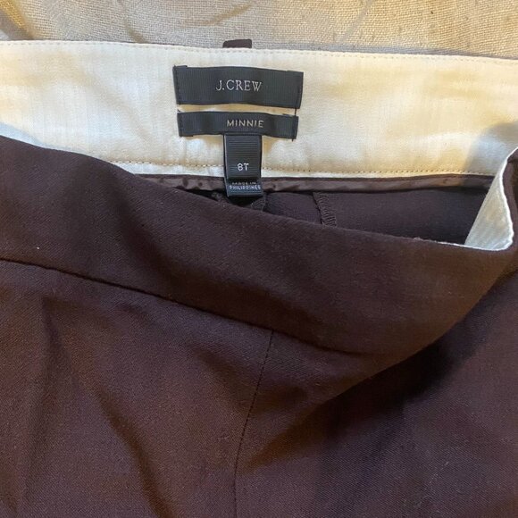 J. Crew Minnie Pants, size 8T, color brown - Picture 2 of 4